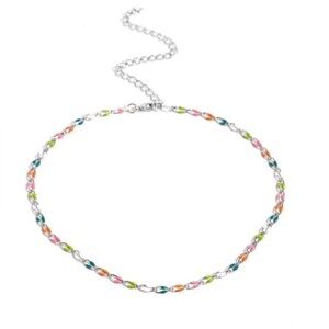 Colorful Beaded Necklace & Earring Set